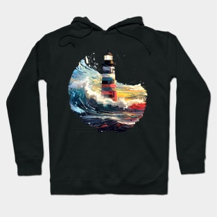 Lighthouse Sea World Ocean Beauty Discovery Travel Hoodie